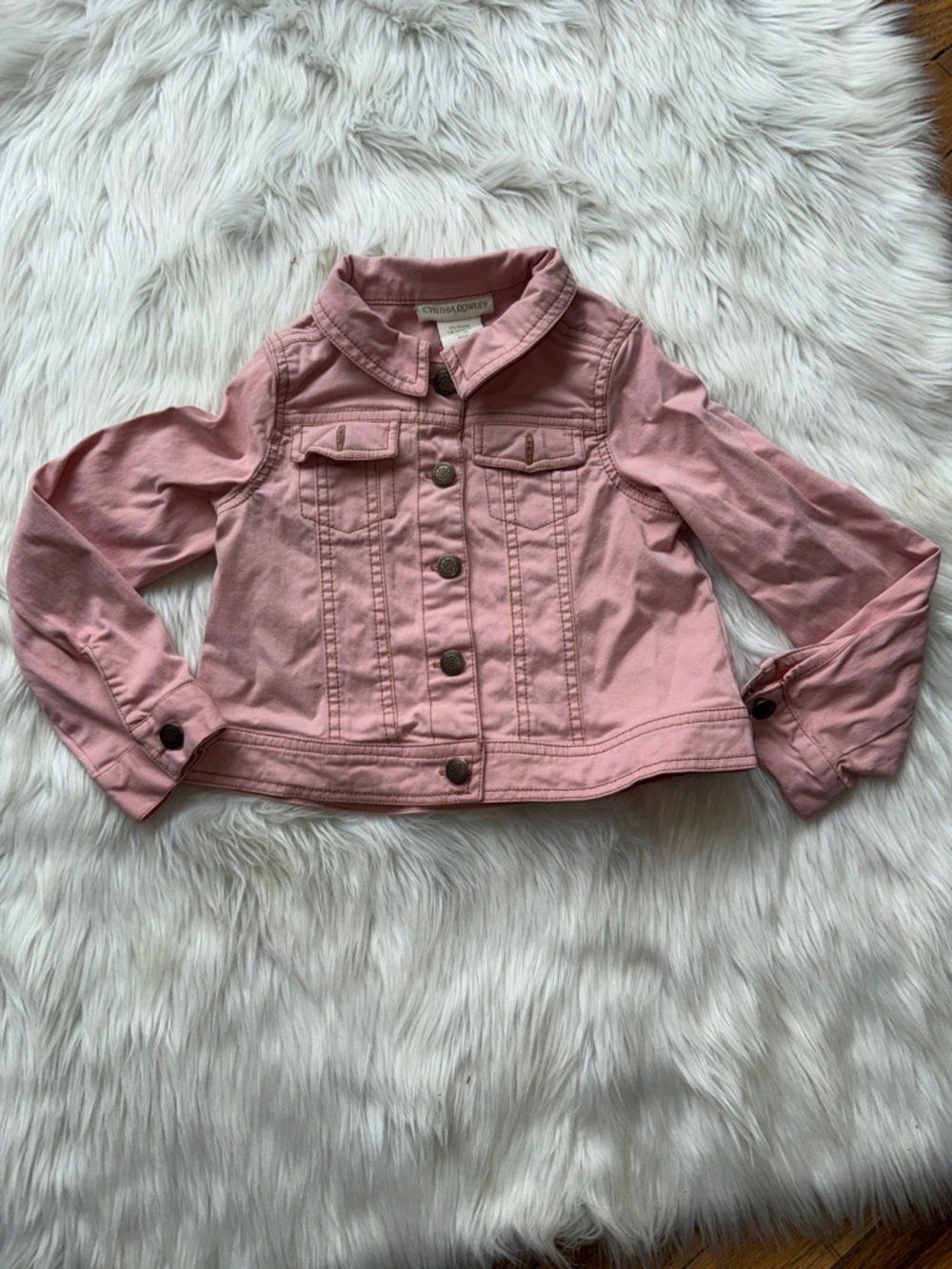 Cynthia Rowley Pink Denim Jacket for Kids